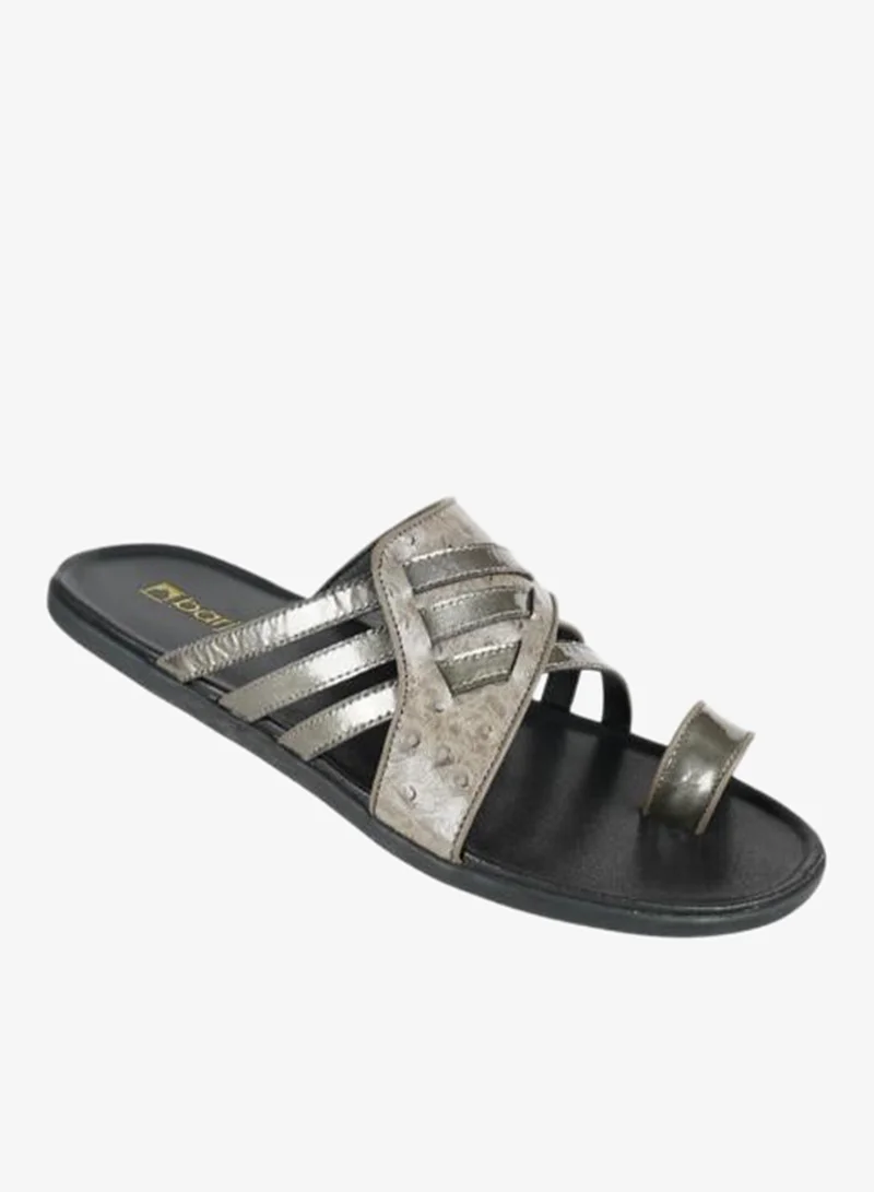 barjeel uno 008-3424 Barjeel Uno Mens Arabic Sandals 389A-11 Grey