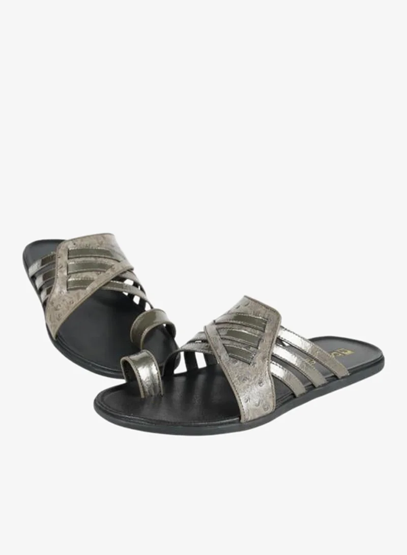 Barjeel Uno Grey 008-3424 Barjeel Uno Mens Arabic Sandals 389A-11 Grey for Men | Best Price UAE