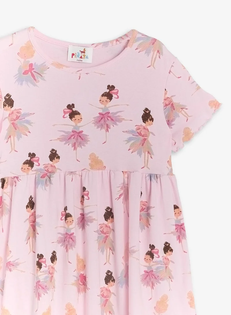 Pinata  Ballerina Printed Summer Dress for Women | Best Price UAE