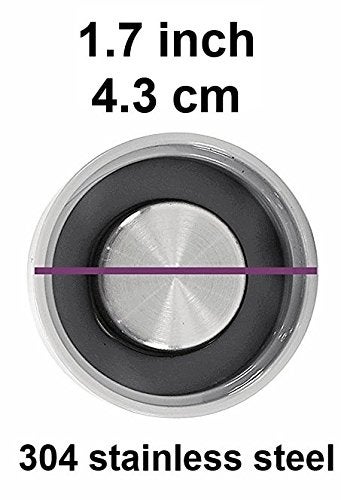 Brieftons Glass Bottles's Lids, Pack of 2 Stainless Steel Caps - Image 5