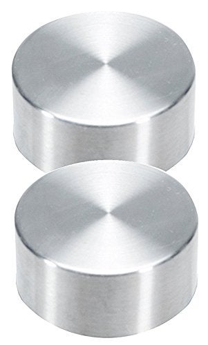 Brieftons Glass Bottles's Lids, Pack of 2 Stainless Steel Caps - Image 1