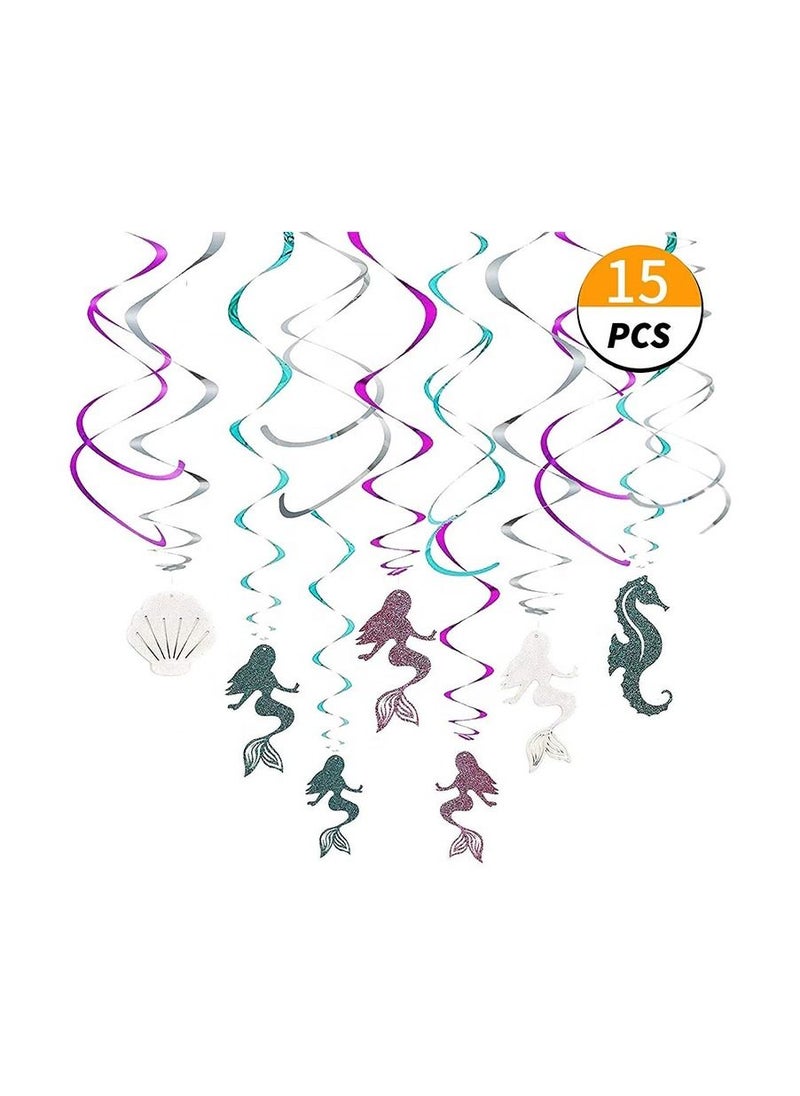 Generic - Mermaid Party Supplies, Mermaid Party Favors, Sea Theme Decorations for Girls Party and Baby Shower Party - Image 1