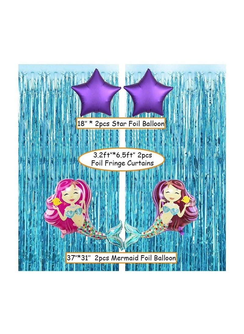 Generic - Mermaid Party Supplies, Mermaid Party Favors, Sea Theme Decorations for Girls Party and Baby Shower Party - Image 1