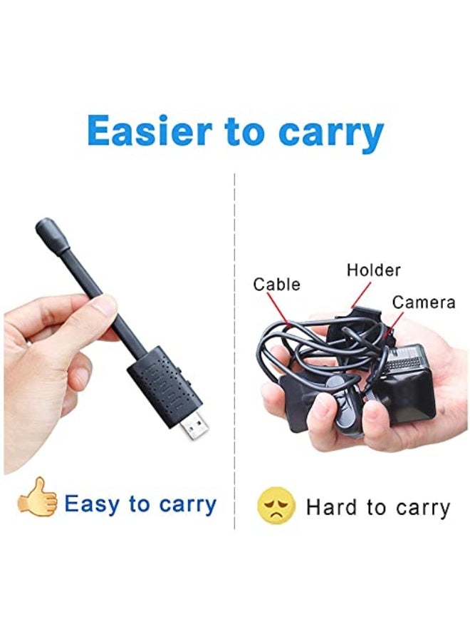 ACLIX Portable Wifi Security Camera Smart Mini Wireless USB IP Camera Flexible 360 Degree Loop Video Motion Detection Camera - Image 2