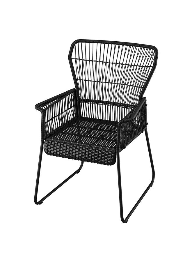 erorex Chair With Armrests, Outdoor, Anthracite - Image 1