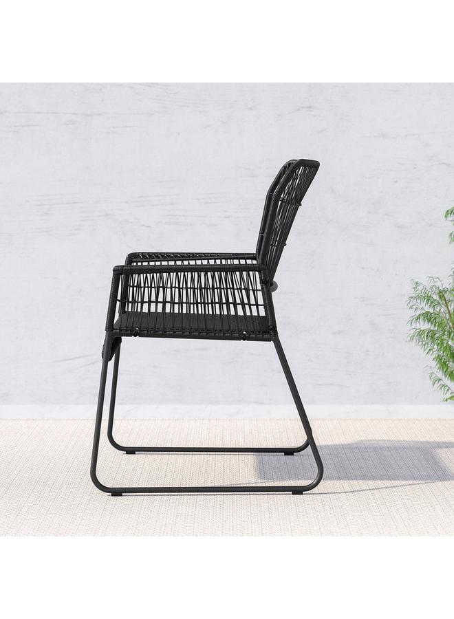 erorex Chair With Armrests, Outdoor, Anthracite - Image 4