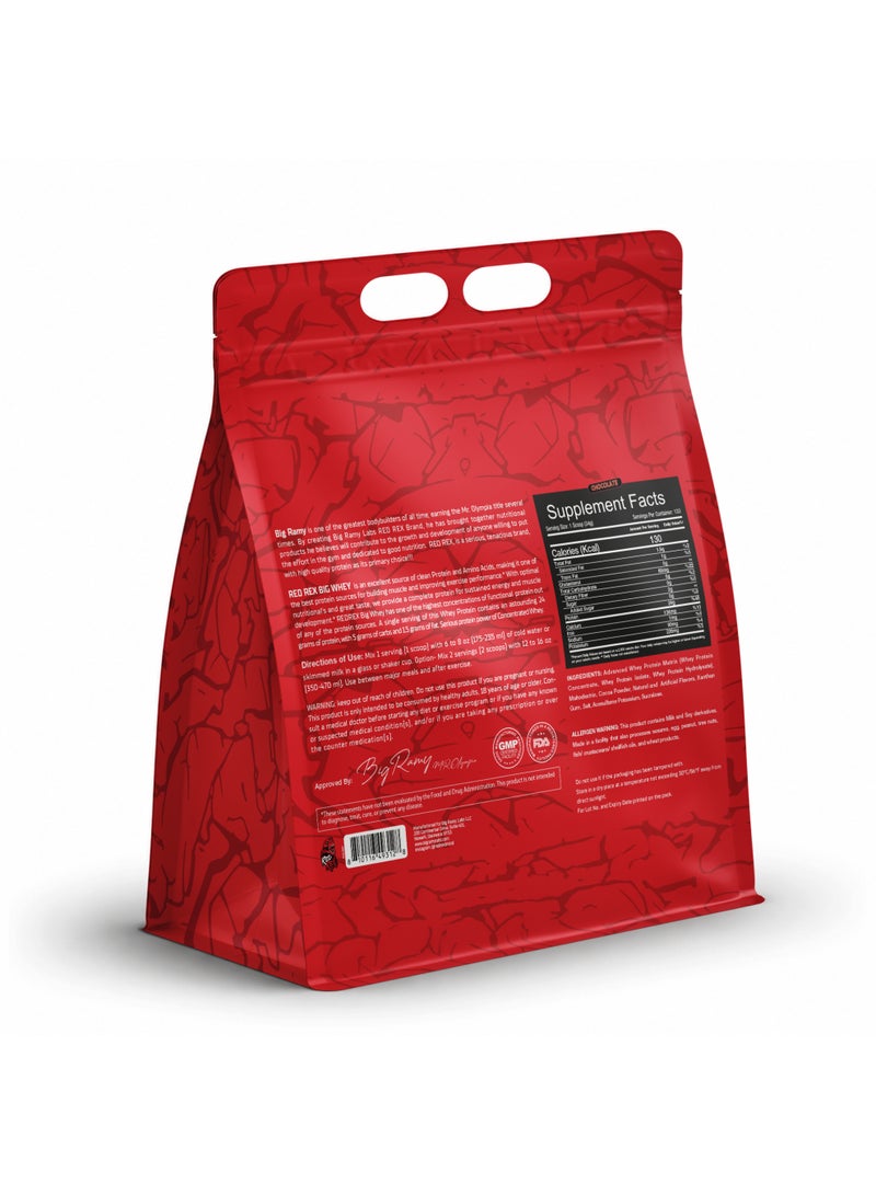 RED REX بروتين واي شوكولاتة 10Lb - Image 2