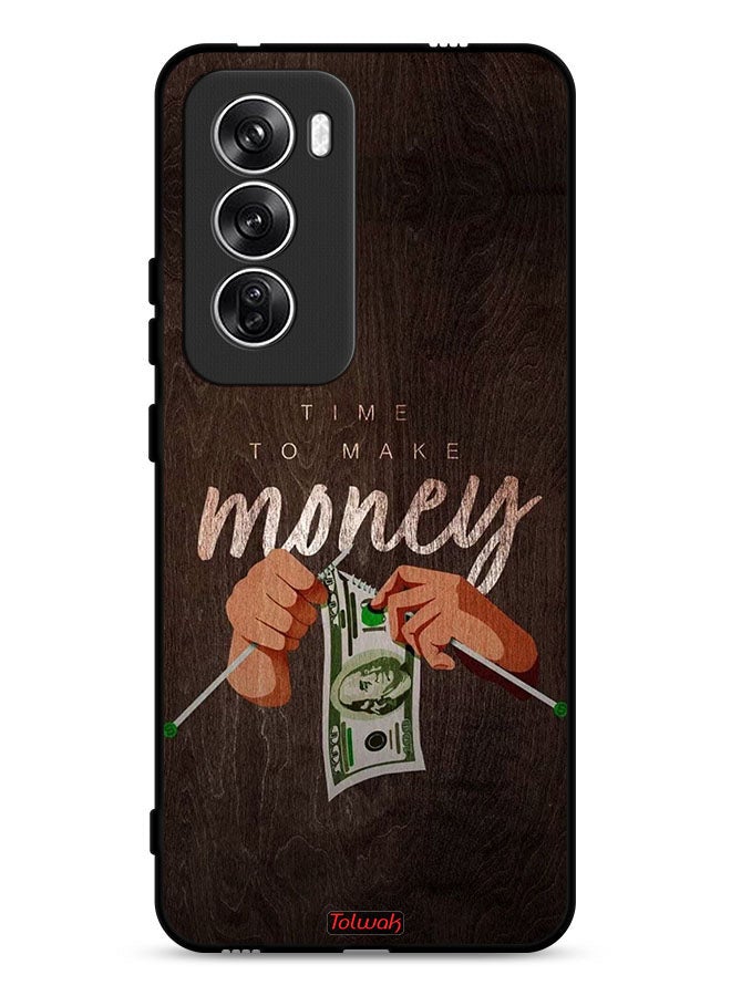 Tolwak Oppo Reno12 5G Protective Case Cover Time To Make Money - Image 1