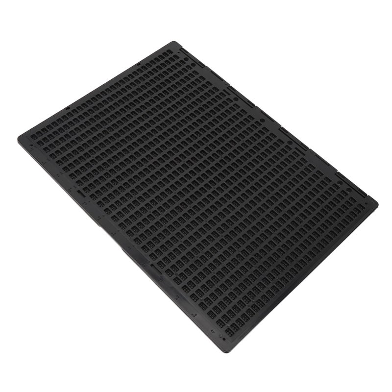 Braille Slate 27 Lines 30 Cells Black Plastic Braille Writing Slate with Stylus for Blind - Image 4