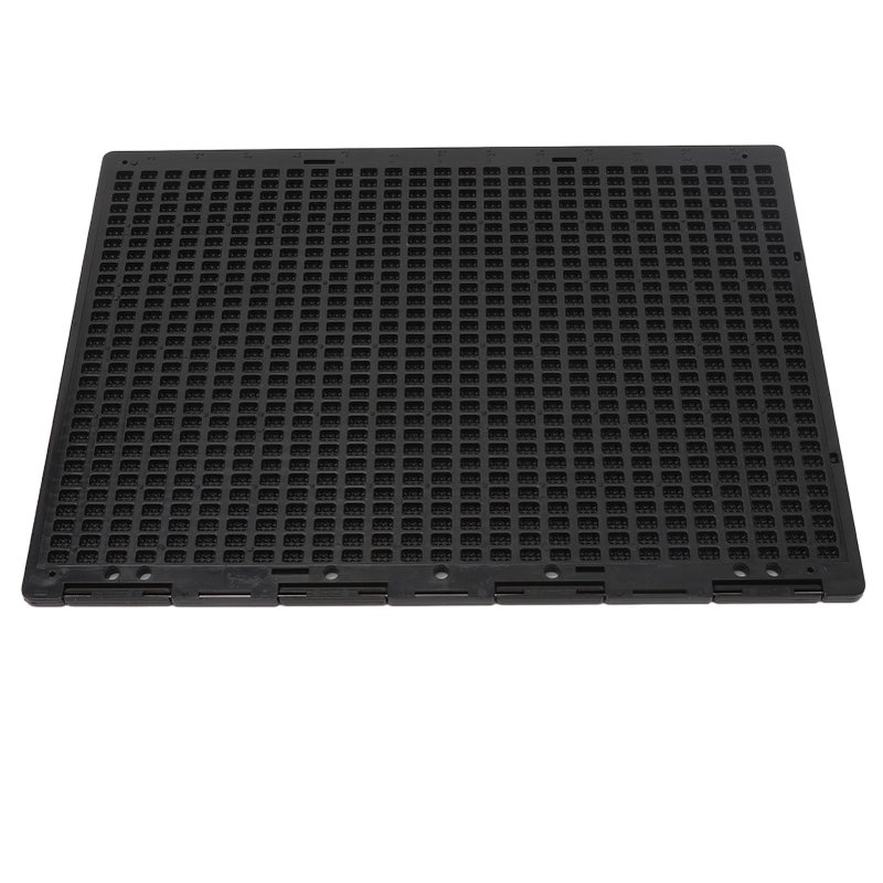 Braille Slate 27 Lines 30 Cells Black Plastic Braille Writing Slate with Stylus for Blind - Image 3