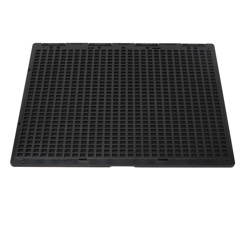 Braille Slate 27 Lines 30 Cells Black Plastic Braille Writing Slate with Stylus for Blind - Image 5