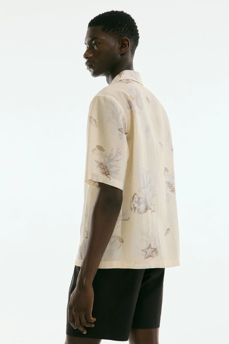 اتش اند ام Regular Fit Lyocell-blend resort shirt