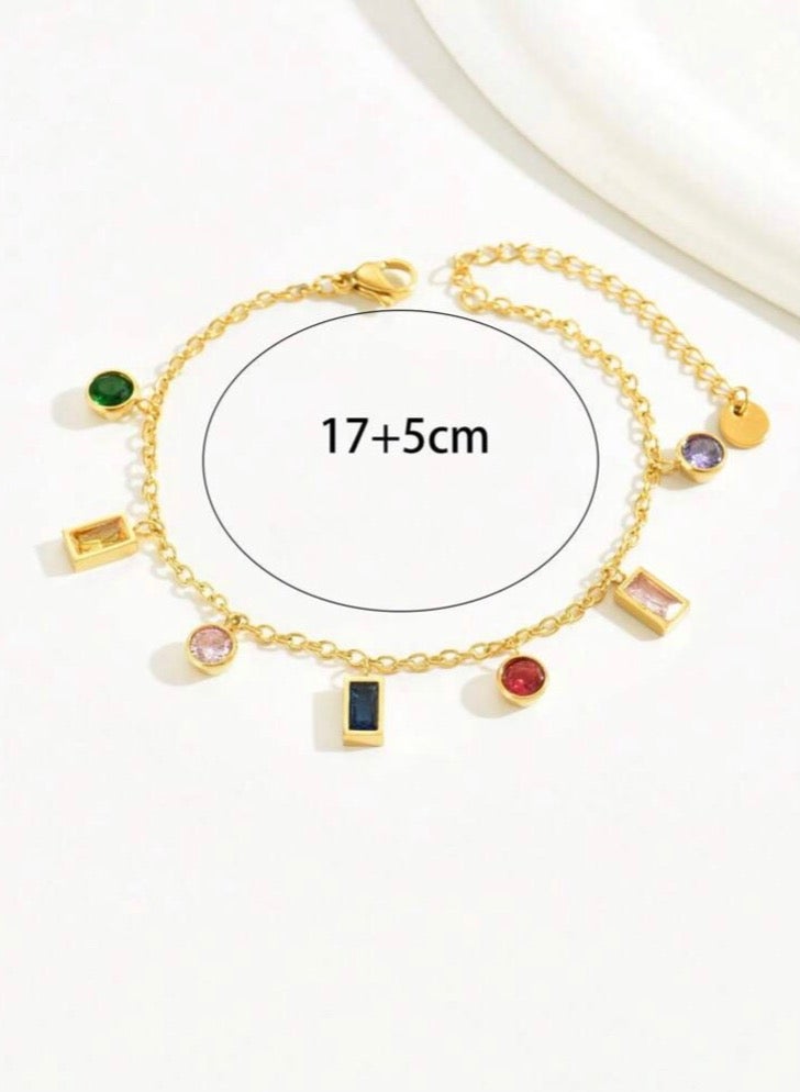 جوليري بالاس اسوارة نسائية من الاستانلس ستيل مطلي باللون الذهبي عيار ١٨ - Image 4