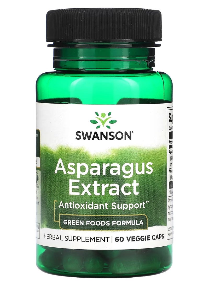 Swanson, Asparagus Extract, 60 Veggie Caps