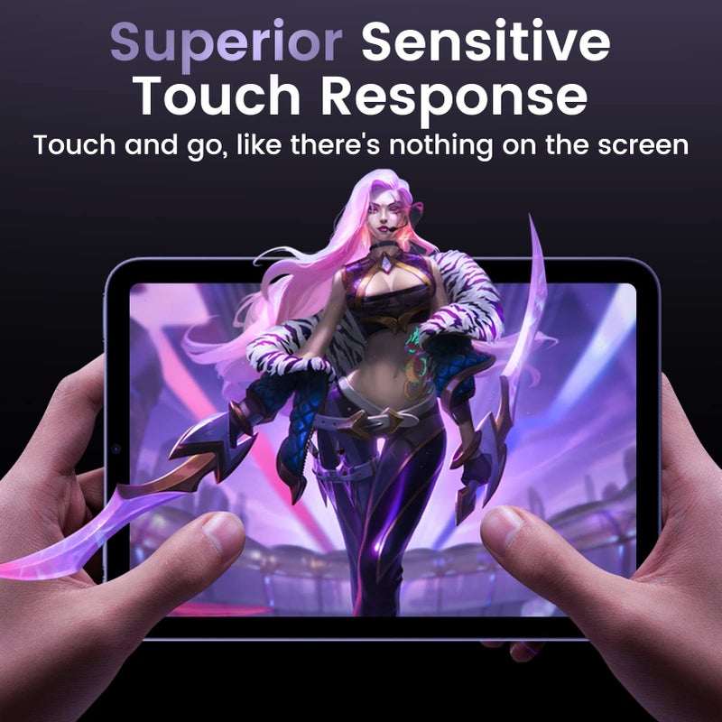 MOHAVE 2 Pack Screen Protector for iPad Mini A17 Pro 2024 7th/6th Generation 2021 8.3â€³ [Auto Alignment] Tempered Glass [Military Grade Protection] Supports Apple Pencil - Image 5