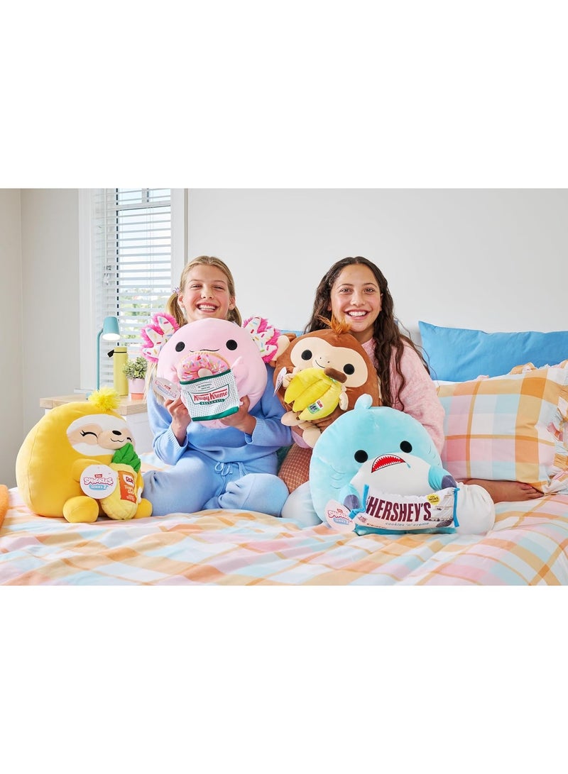 Snackles 77573H Shark (Hershey, Cookie n Cream) Series 2 35 cm Plush Toy Medium (35 cm) - Image 4