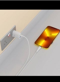 Pawa Pawa PVC 20W Data & Quick Charging USB-C to Lightning Cable 1.2m/4ft white  - Image 2