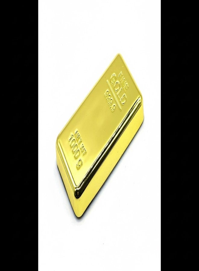 Awestuffs Glittering 24K Gold Finish Metal Bar Paper Weight for Home Office Use & Corporate Gift (1) - Image 2