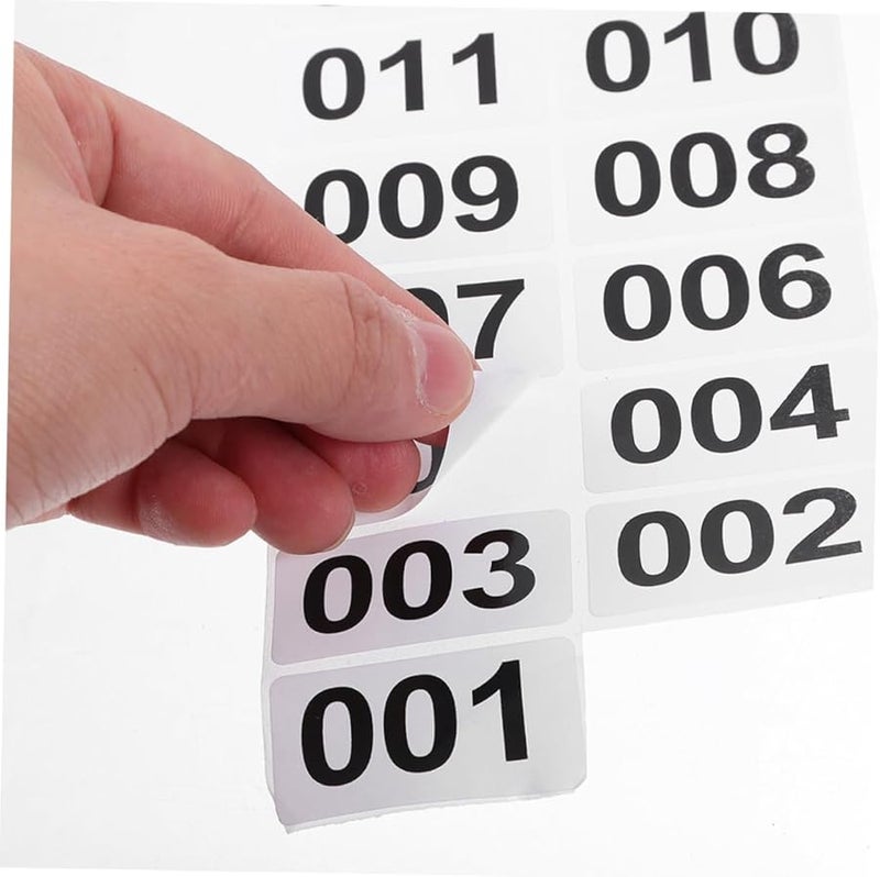 GARVALON 2 Rolls Consecutive Numbered Inventory Labels Stickers for Warehouse Logistics Product Tracking - Image 5