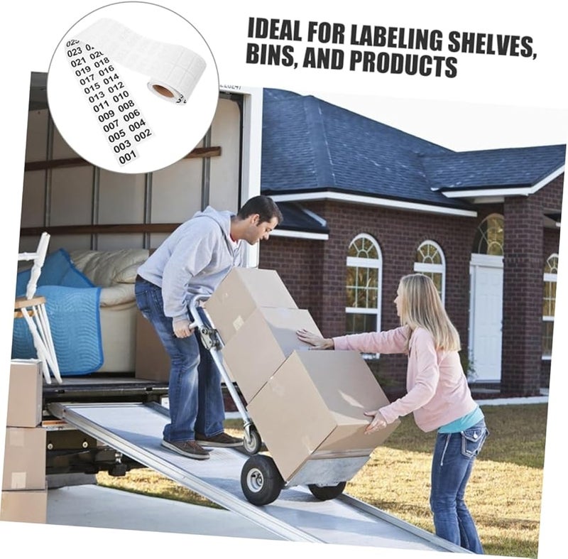 GARVALON 2 Rolls Consecutive Numbered Inventory Labels Stickers for Warehouse Logistics Product Tracking - Image 3