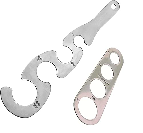 GINFH Spaghetti Pasta Measure Stainless Steel Spaghetti Measurer Tool 4 Serving Portion Control Pasta Cooking Tool Kitchen Gadgets 2 Pcs Different structure - Image 1