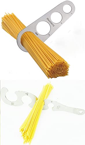 GINFH Spaghetti Pasta Measure Stainless Steel Spaghetti Measurer Tool 4 Serving Portion Control Pasta Cooking Tool Kitchen Gadgets 2 Pcs Different structure - Image 4