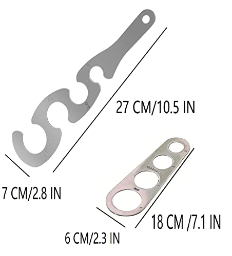 GINFH Spaghetti Pasta Measure Stainless Steel Spaghetti Measurer Tool 4 Serving Portion Control Pasta Cooking Tool Kitchen Gadgets 2 Pcs Different structure - Image 2