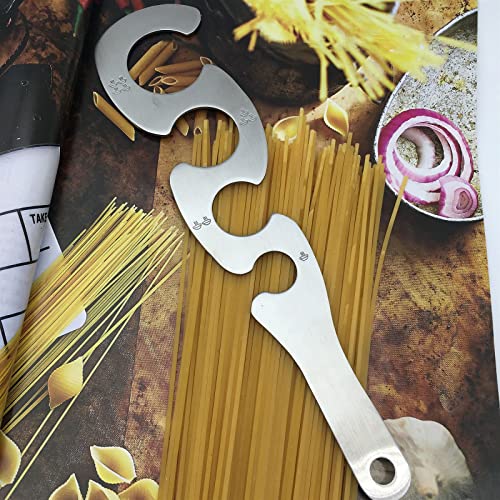 GINFH Spaghetti Pasta Measure Stainless Steel Spaghetti Measurer Tool 4 Serving Portion Control Pasta Cooking Tool Kitchen Gadgets 2 Pcs Different structure - Image 3
