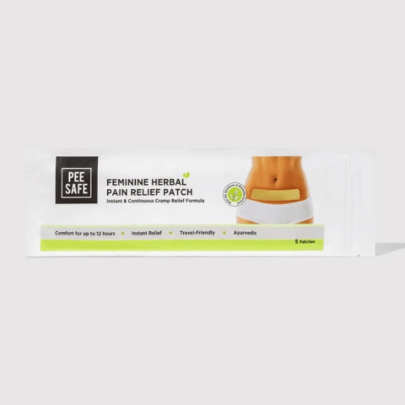 Peesafe Feminine Herbal Pain Relief Patches, Lasts For Up To 12 Hours (5 Patches)