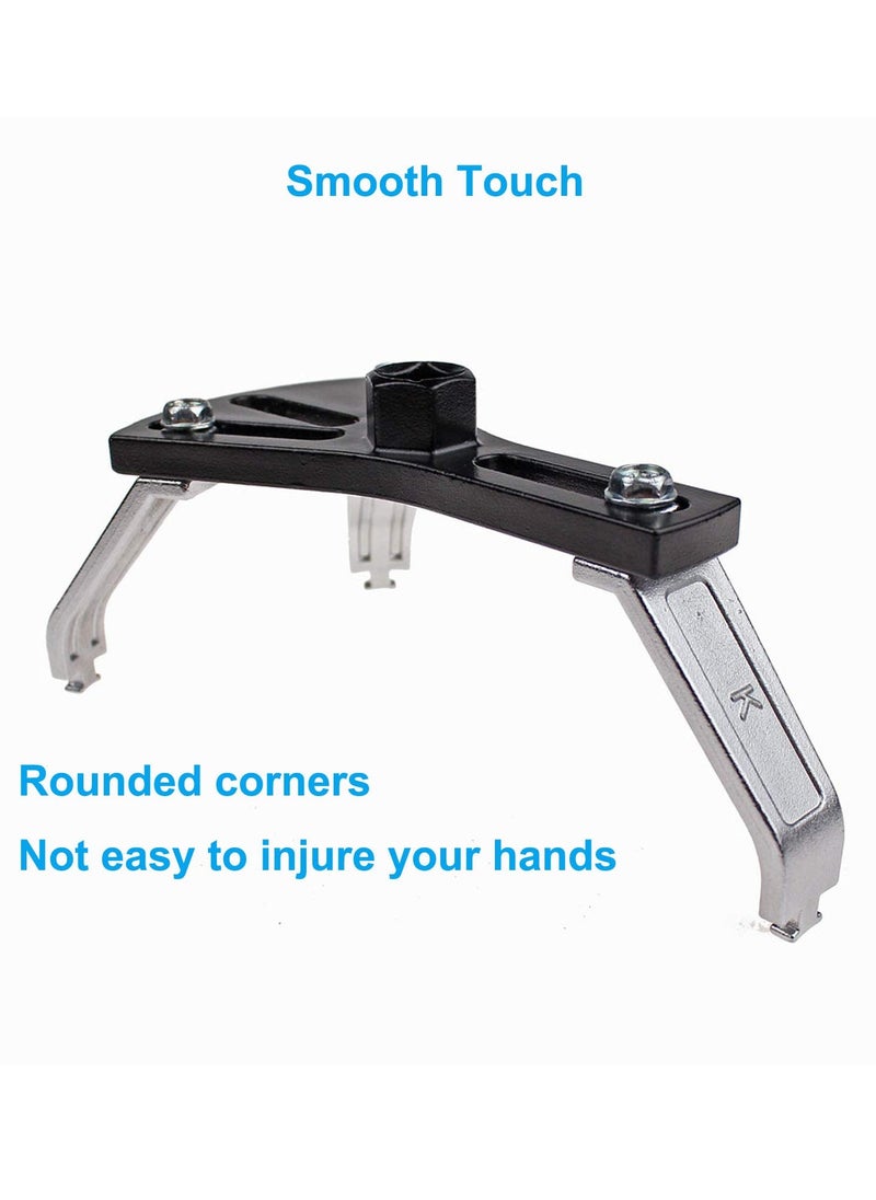 Captaintech Adjustable Universal Fuel Pump Removal Tool for Easy Fuel Tank Repair, Fits Lock Rings 5.31 to 7.17 Inches  - Image 4
