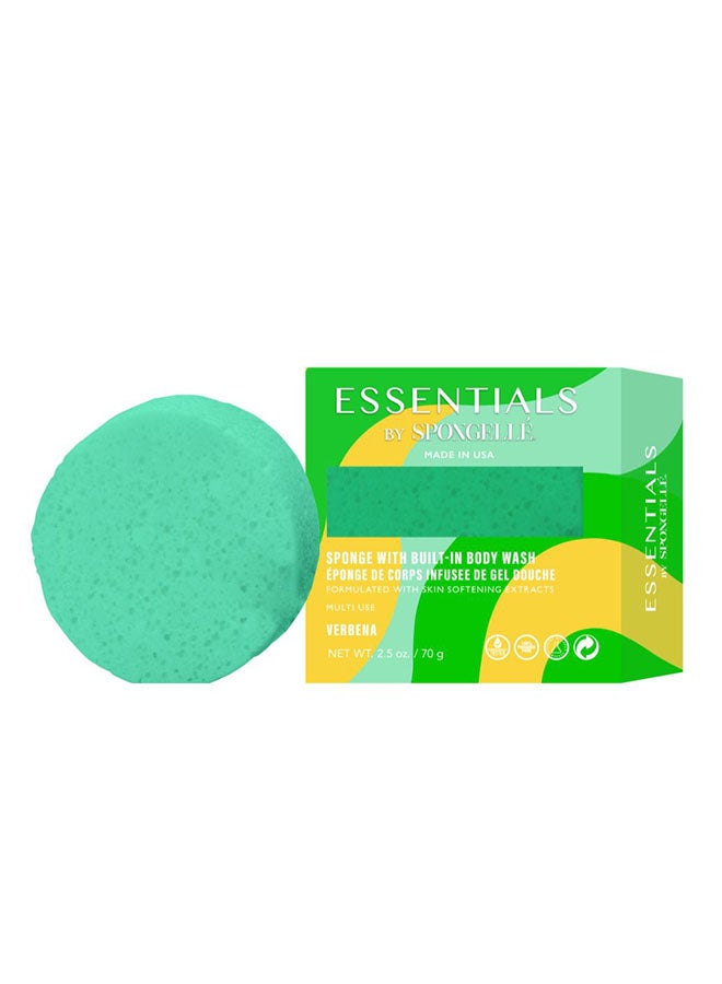 spongelle Verbena Body Wash Infused Buffer 70g (Multi Use) - Image 1