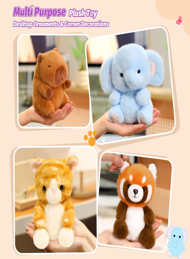 Ditucu Hand Sized Red Panda Stuffed Animals Cute Soft Plush Doll Small Plushies Toys Gifts for Kids Orange 5 inch - Image 5