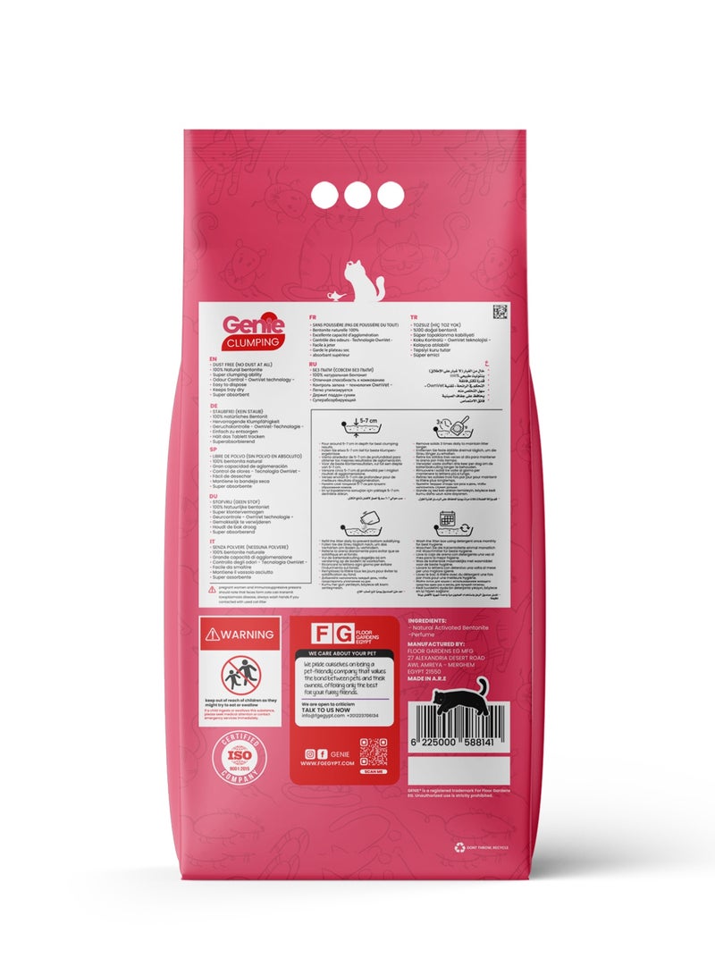 Genie Cat litter Clumping 6.3 L Baby Powder