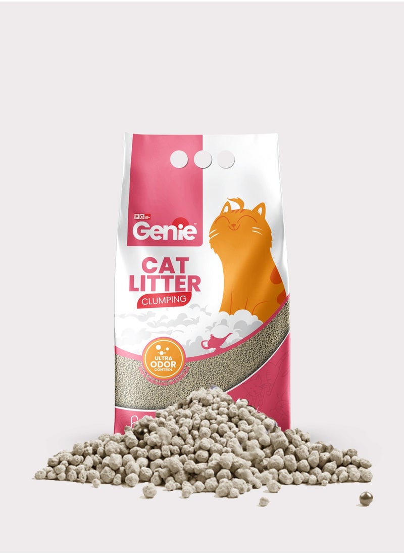 Genie Genie Cat litter Clumping 6.3 L Baby Powder  - Image 3