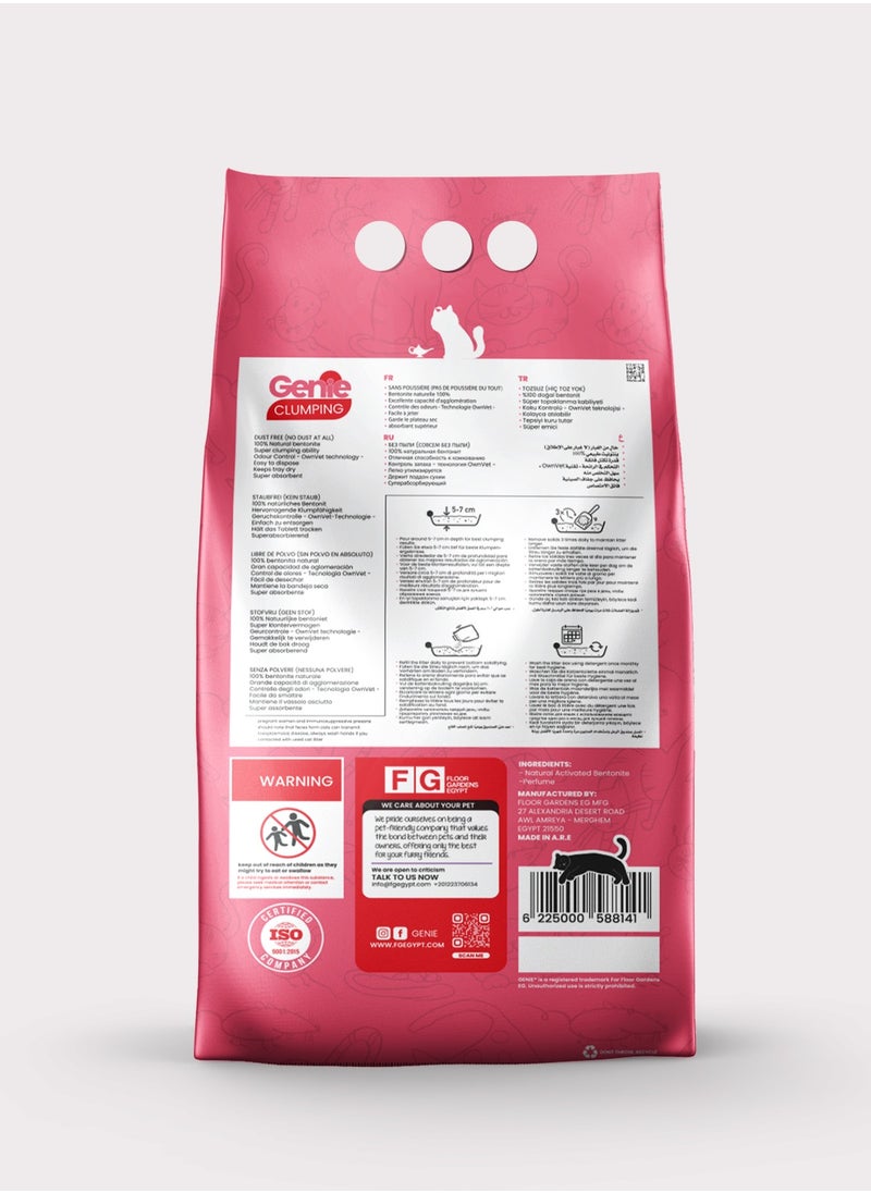 Genie Genie Cat litter Clumping 6.3 L Baby Powder  - Image 2