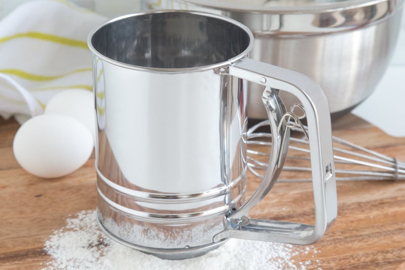 Fox Run Flour Sifter, Stainless Steel, 3-Cup, Metallic - Image 4