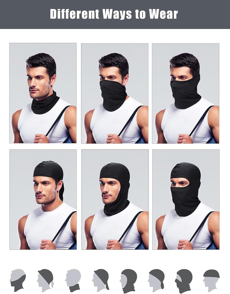 9-piece summer full-face sunscreen set (including sunscreen mask, cool scarf, windproof headgear) - Image 5