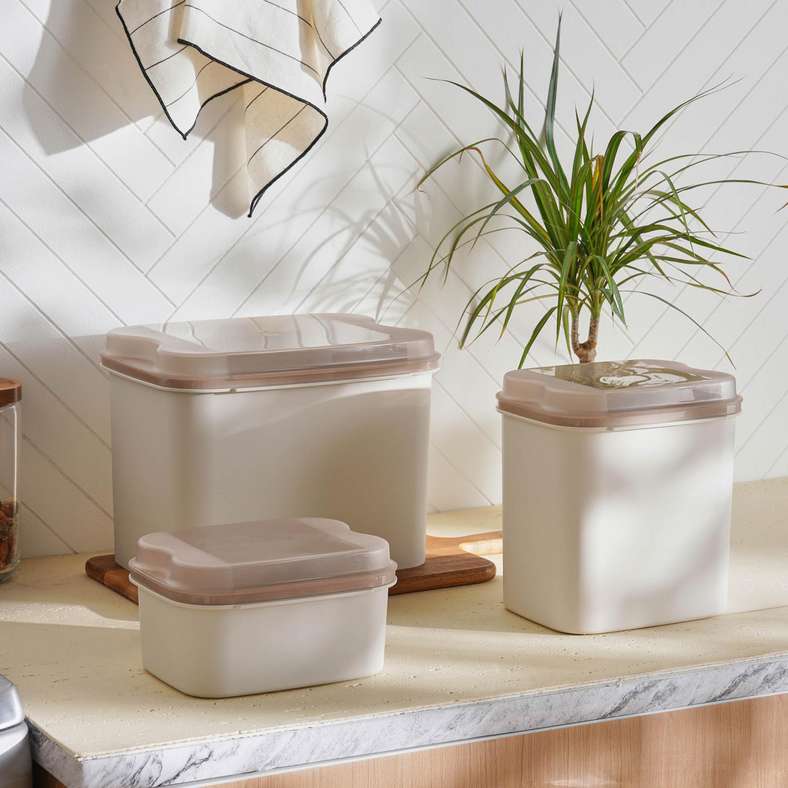 Pan Home Masal Storage Container 4.5L -Brown