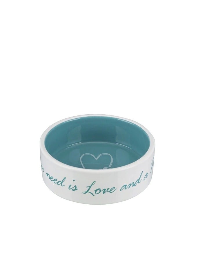 Trixie Pet's Home Light Blue Ceramic Bowl For Dogs - Image 3
