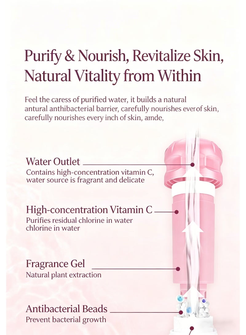 Arabest Vitamin C & Aromatherapy Skincare Spa Shower Head with Handheld, Filtered Showerhead for Hard Water - Removes Chlorine & Heavy Metals, Softer Skin & Hair Care - Image 4