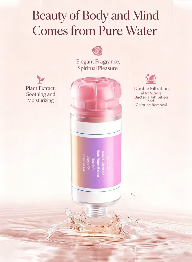 Arabest Vitamin C & Aromatherapy Skincare Spa Shower Head with Handheld, Filtered Showerhead for Hard Water - Removes Chlorine & Heavy Metals, Softer Skin & Hair Care - Image 2