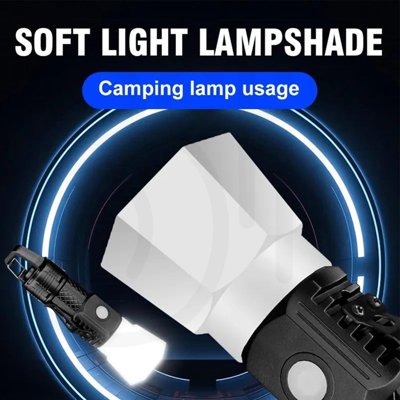 Ostin ThreeEyed Mini Flash Super Power Flashlight Rechargeable Mini Torch Flashlights for Night Working Running Camping Hikking - Image 4