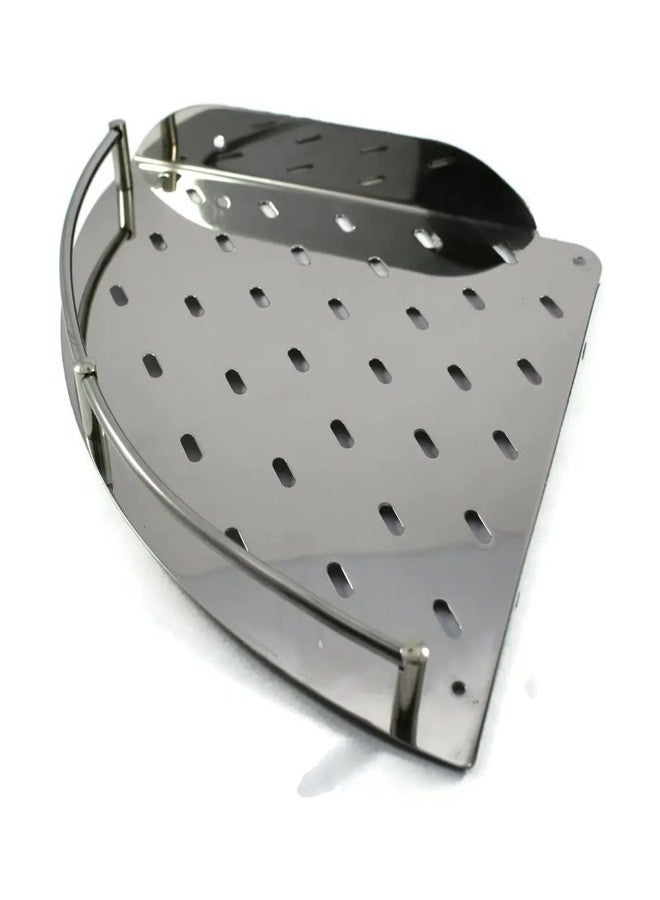 INDOROX Bathroom Corner Shelf 9 Inch Size Stainless Steel SS 304 Wall Mounted Model: CRN002 - Image 5