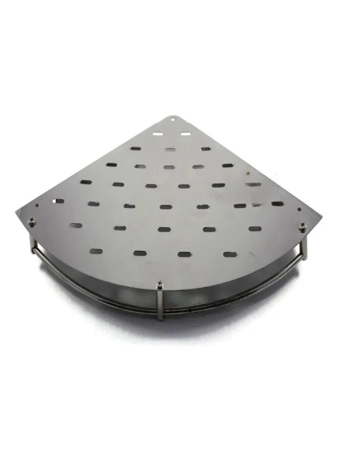 INDOROX Bathroom Corner Shelf 9 Inch Size Stainless Steel SS 304 Wall Mounted Model: CRN002 - Image 4