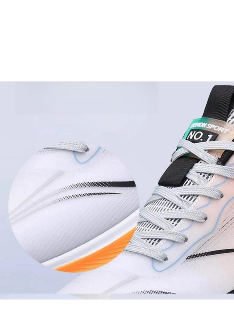 XTEP - Men's Mesh Ultra Light Carbon Plate Shock-Absorbing Racing Running Shoes - Image 1