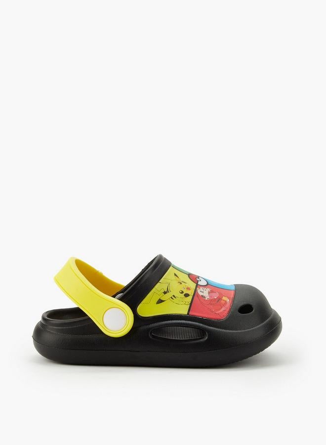 Pokemon Boys Printed School Clogs - Image 3