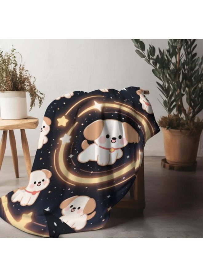 عام بطانية رقيقة من الفانيلا الكرتونية للأطفال والرضع (دافئة ومريحة، ومناسبة للنوم والألعاب) 70 سم * 100 سم - Image 5