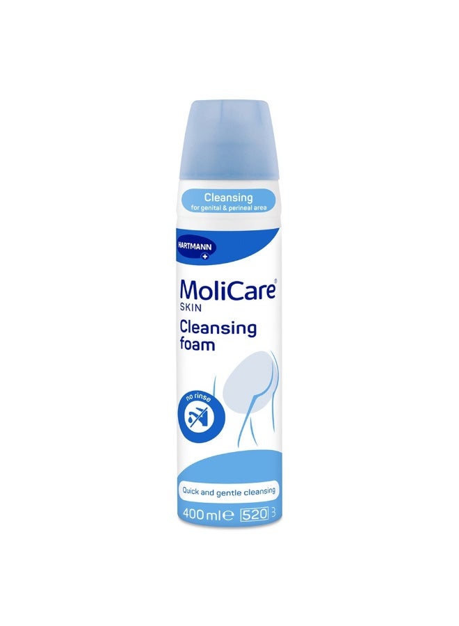 MoliCare Skin Cleansing Foam For Intimate Area Hygiene 400ml
