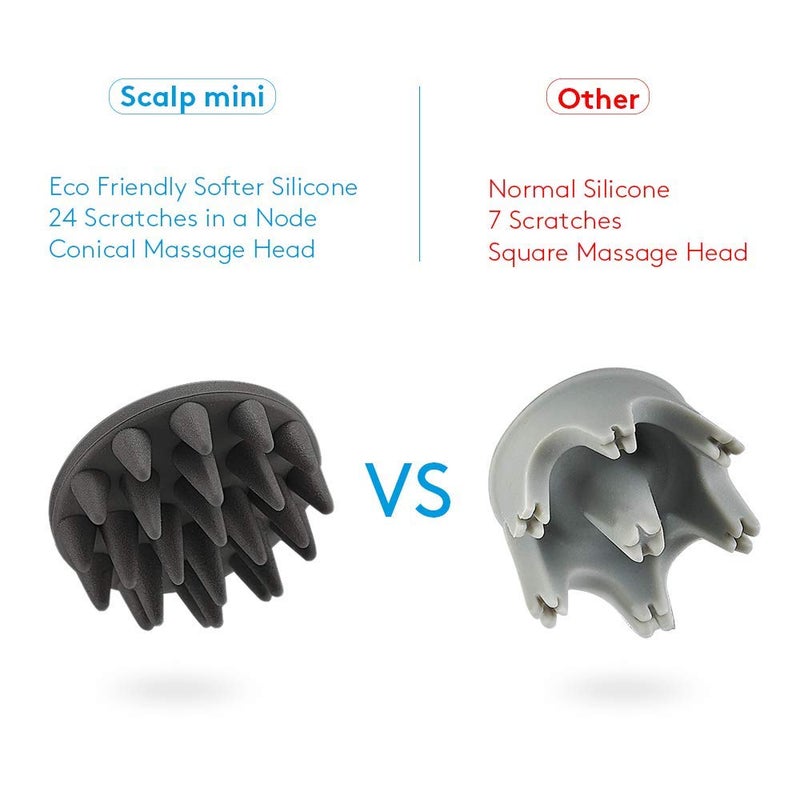 Breo Portable Mini Scalp Massager, IPX7 Waterproof Wireless Massager Octopus Head, for Scalp Stress Relief (Blue - Magnetic) - Image 3