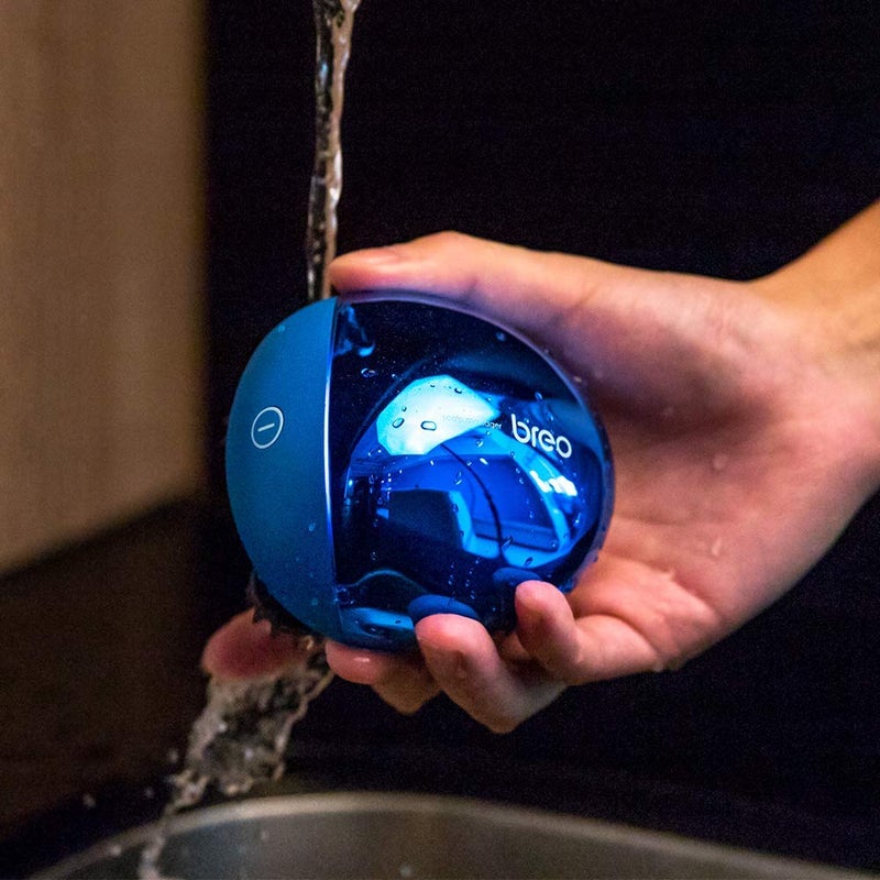 Breo Portable Mini Scalp Massager, IPX7 Waterproof Wireless Massager Octopus Head, for Scalp Stress Relief (Blue - Magnetic) - Image 5